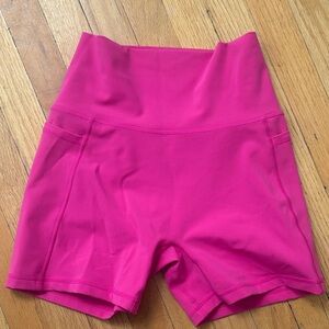 LSKD High waisted biker shorts with pocket